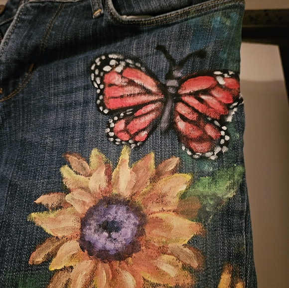 Levi's hand painted size 29/32 - Picture 5 of 8